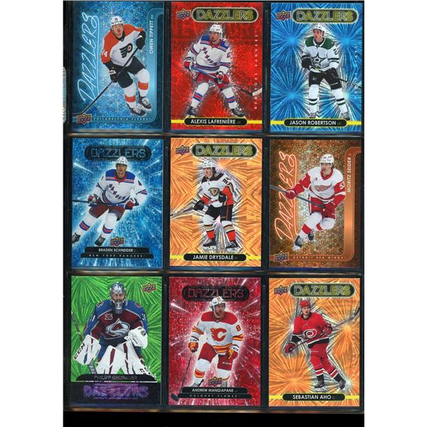 Lot of 9 Various Dazzlers Various Colours Teams & Players
