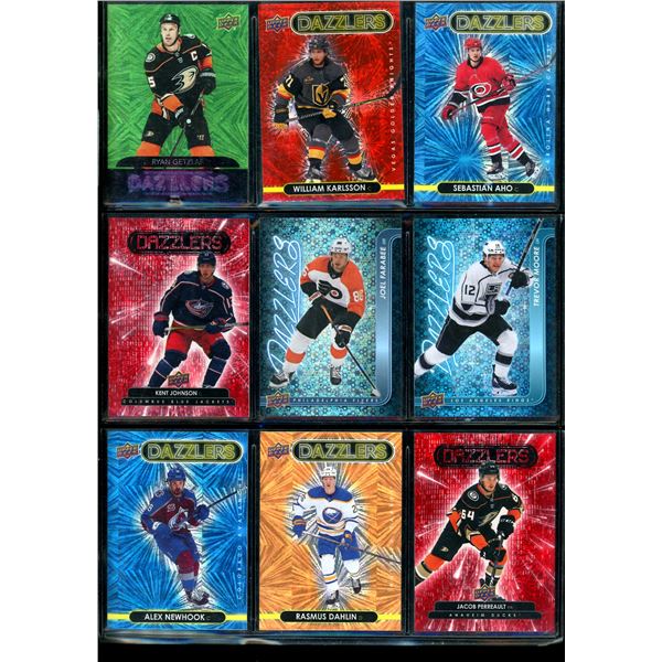 Lot of 9 Various Dazzlers Various Colours Teams & Players