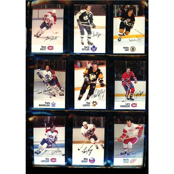 1988-89 Esso All-Stars Hockey Lot of 9 Cards Various Players & Teams
