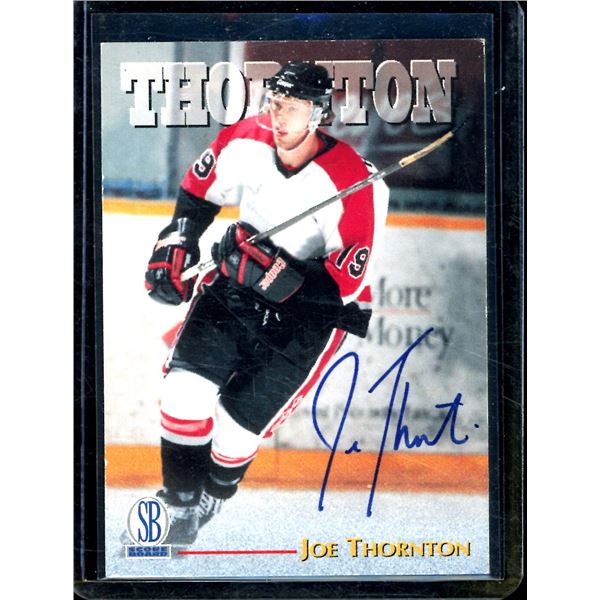 1997 Score Board Autographs #NNO Joe Thornton