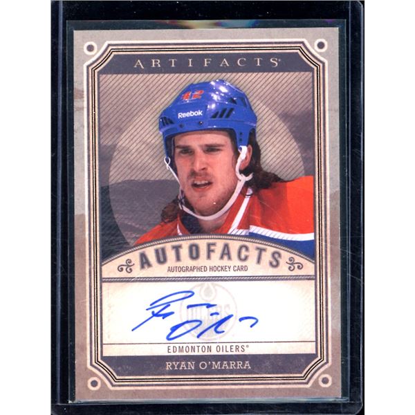 2013-14 Artifacts Autofacts #ARO Ryan O'Marra