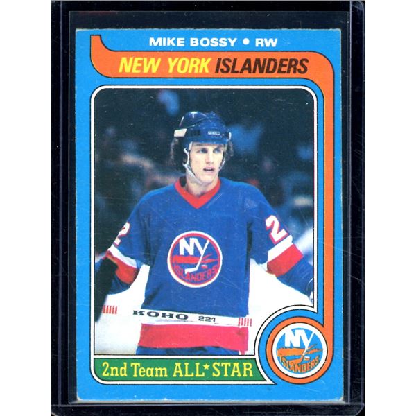 1979-80 O-Pee-Chee #230 Mike Bossy 2nd Year Card BV $40