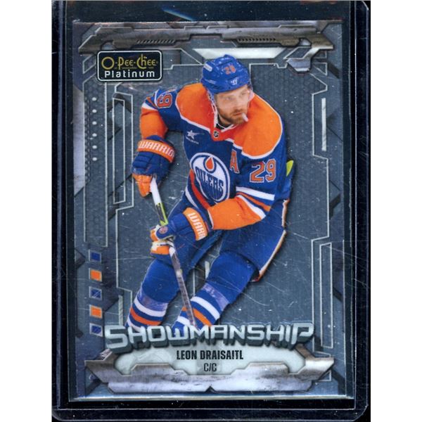 2024-25 O-Pee-Chee Platinum Showmanship #S15 Leon Draisaitl