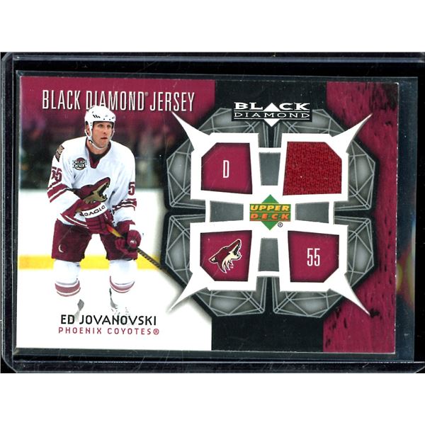 2007-08 Black Diamond Jerseys #BDJEJ Ed Jovanovski