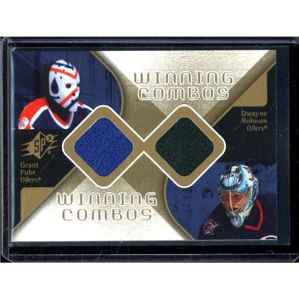 2007-08 SPx Winning Combos #WCFR Grant Fuhr/Dwayne Roloson BV $30