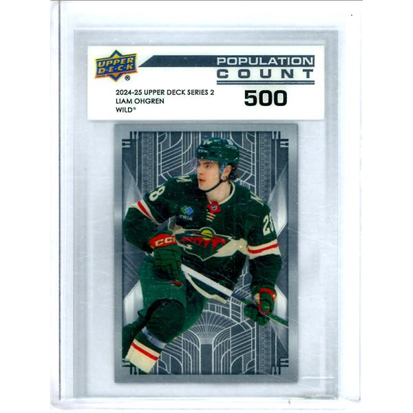 2024-25 Upper Deck Population Count 500 #PC38 Liam Ohgren