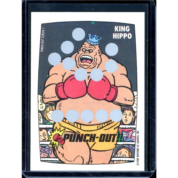 1989 Nintendo Scratch Off Card Punch-Out Screen 7 Card Not Scratched