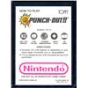 Image 2 : 1989 Nintendo Scratch Off Card Punch-Out Screen 7 Card Not Scratched
