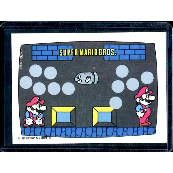 1989 Nintendo Scratch Off Card Super Mario Bros. Screen 7 Card Not Scratched