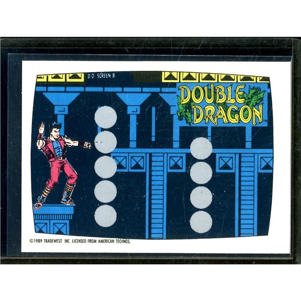 1989 Nintendo Scratch Off Card Double Dragon Screen 8 Card Not Scratched