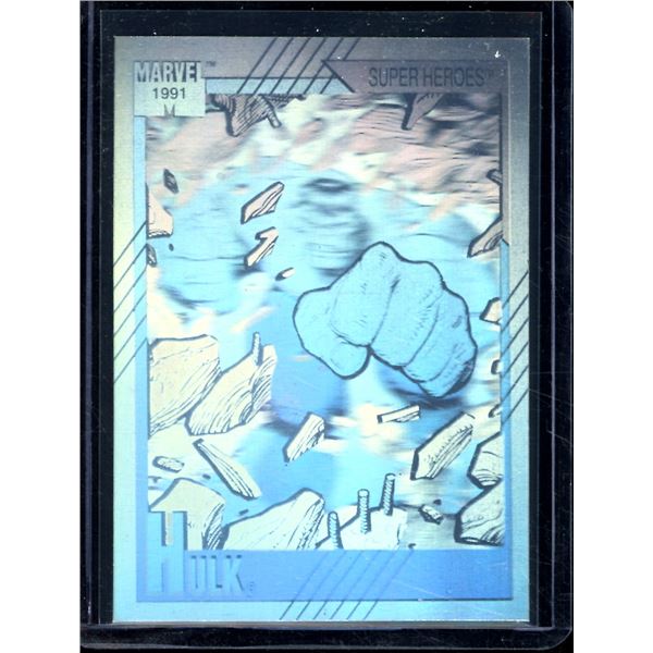 1991 Impel Marvel Universe II Holograms #H2 Hulk