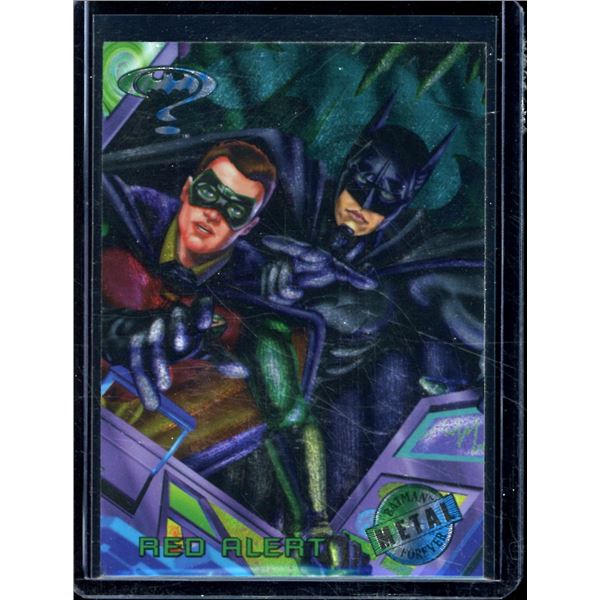 1995 Fleer Metal Batman Forever #89 Red Alert