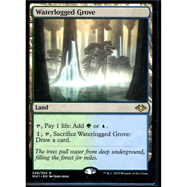 Magic the Gathering Waterlogged Grove Modern Horizons