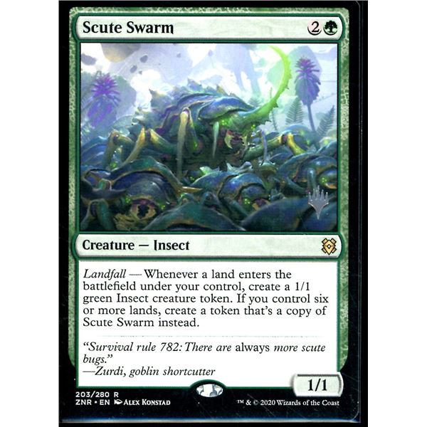 Magic the Gathering Scute Swarm Zendikar Rising