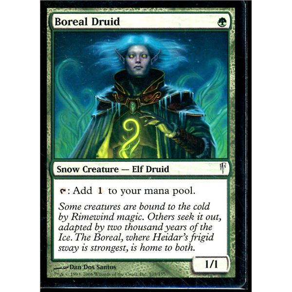 Magic The Gathering Boreal Druid Coldsnap