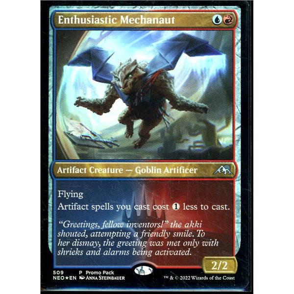 Magic the Gathering Enthusiastic Mechanaut FOIL Kamigawa: Neon Dynasty