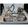 Image 2 : Vintage EP on Copper Serving Set With Tray & Water Pitcher