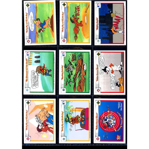 Lot Of 9 Various Looney Tunes Comic Ball Cards