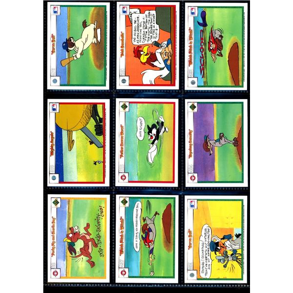 Lot Of 9 Various Looney Tunes Comic Ball Cards