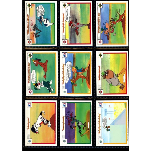 Lot Of 9 Various Looney Tunes Comic Ball Cards