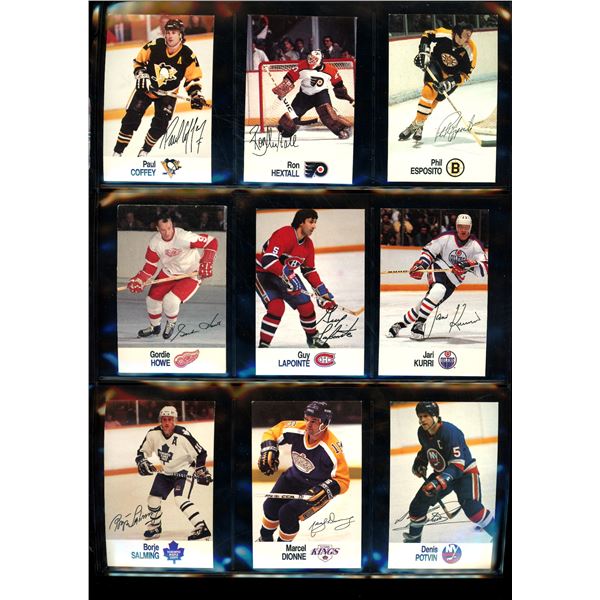 1988-89 Esso All-Stars Hockey Lot of 9 Cards Various Players & Teams
