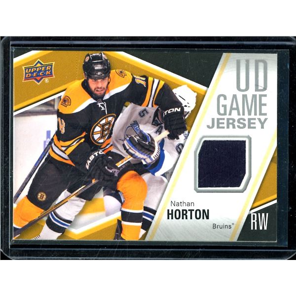 2011-12 Upper Deck Game Jerseys #GJNH Nathan Horton