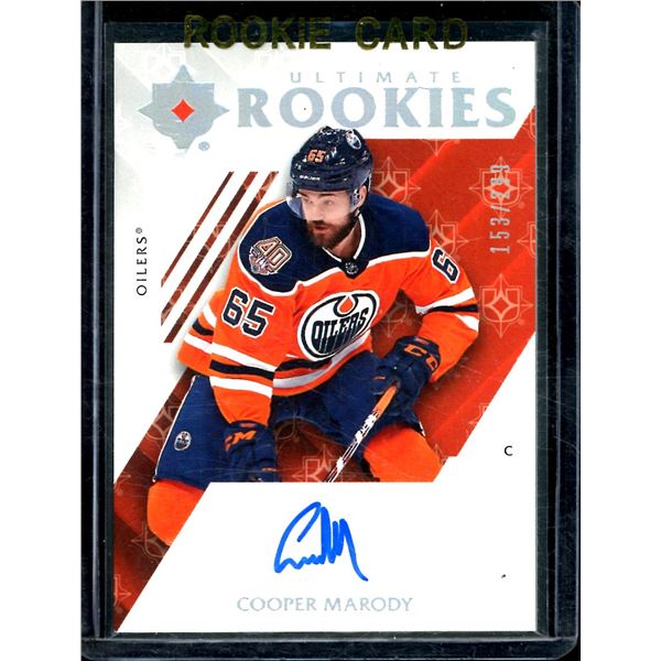 2018-19 Ultimate Collection #79 Cooper Marody AU 153/299 RC