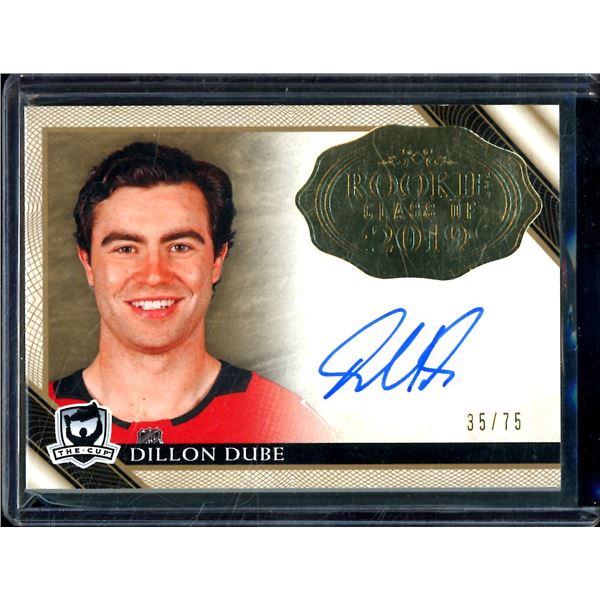 2018-19 The Cup Rookie Class of 2019 Gold Dillon Dube Autograph 35/75 BV $80