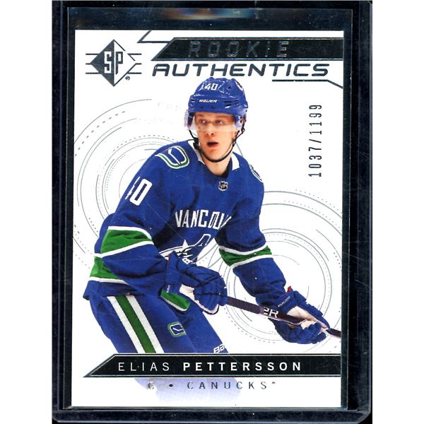2018-19 SP #101 Elias Pettersson RC 1037/1199