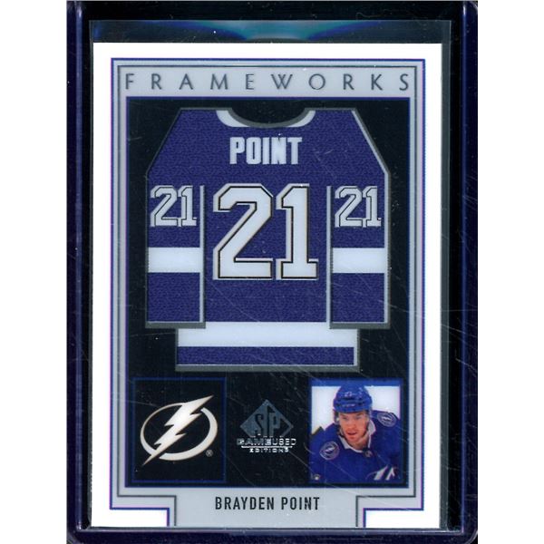 2019-20 SP Game Used Frameworks #FWBP Brayden Point BV $30