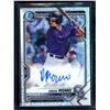 Image 1 : 2021 Bowman Chrome Mega Box Prospect Autograph Refractors #BCMADR Drew Romo