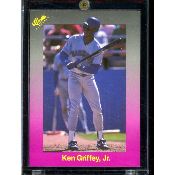 1989 Classic Travel Purple #193 Ken Griffey Jr. BV $30