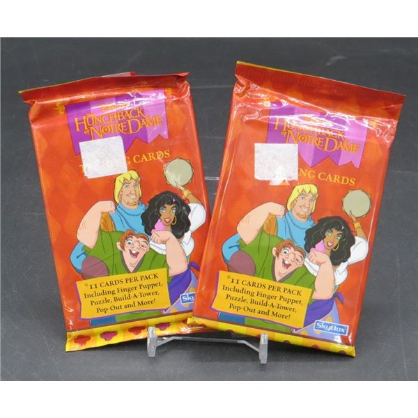 2 Sealed Packs Of Hunchback Of Notre Dame 11 Cards Per Pack