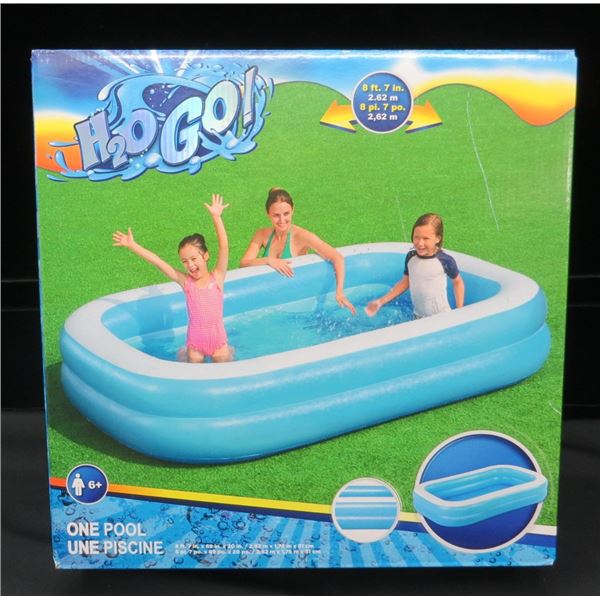 New H2O GO! Blue Rectangular Pool