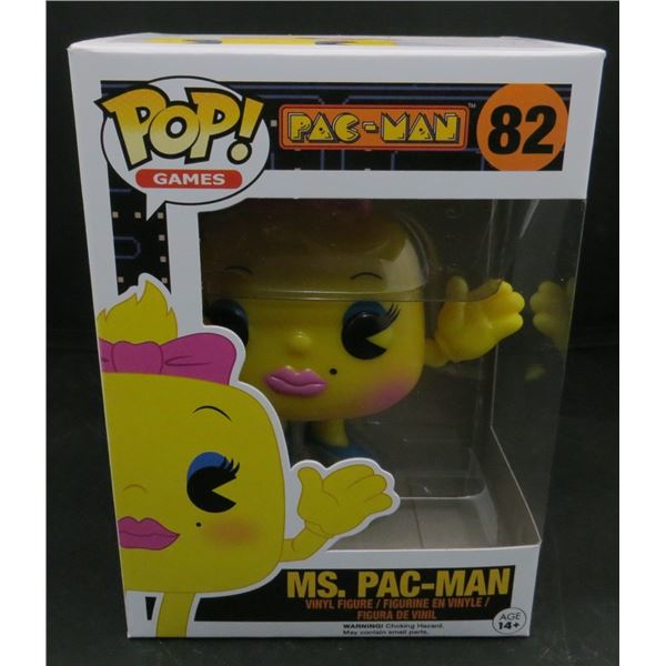 New Funko Pop Pac-Man Ms. Pac-Man #82 BV $30