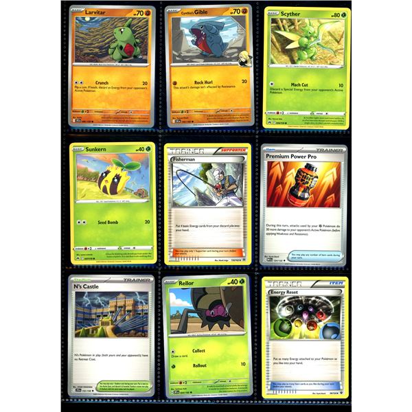 Lot Of 18 Various Pokemon Collector Cards