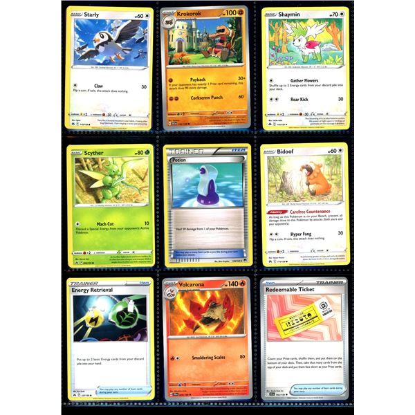Lot Of 18 Various Pokemon Collector Cards