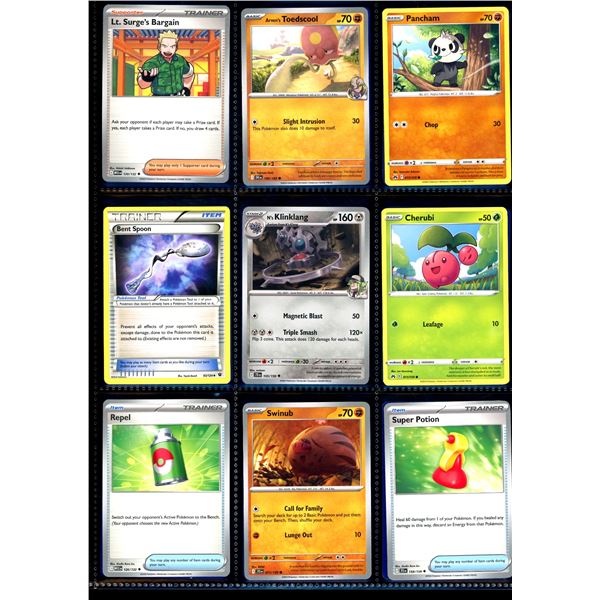 Lot Of 18 Various Pokemon Collector Cards