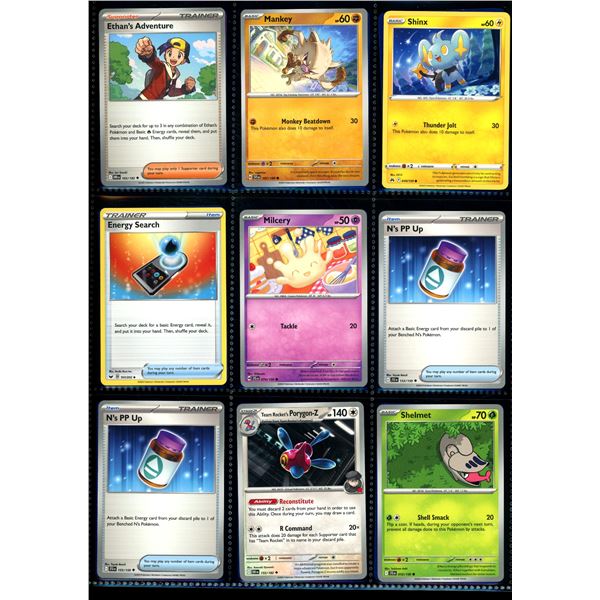 Lot Of 18 Various Pokemon Collector Cards
