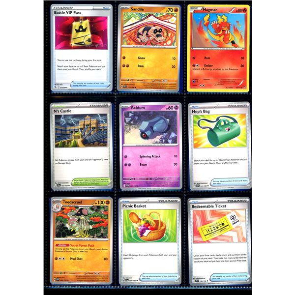 Lot Of 18 Various Pokemon Collector Cards