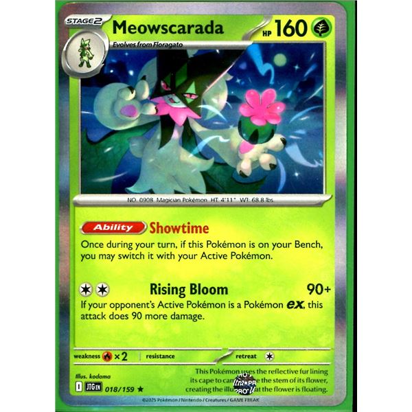Pokemon Meowscarada - 018/159 - HOLO Rare Journey Together