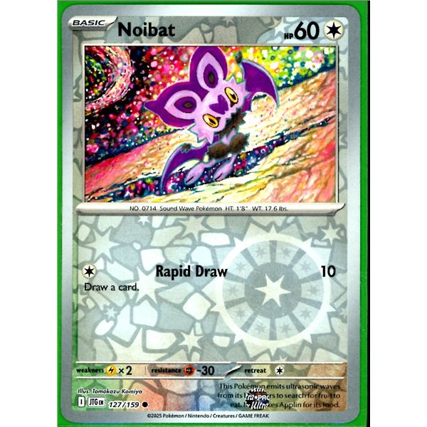 Pokemon Noibat - 127/159 Reverse Holo Journey Together