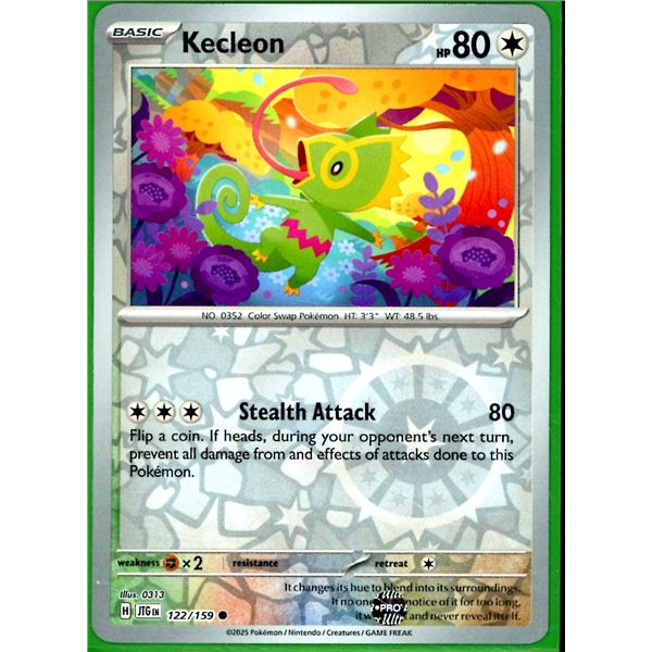 Pokemon Kecleon - 122/159 Reverse Holo Journey Together