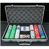Image 1 : Poker Chip Set With Carry Case & Extra Chips Plus A Deck Of Cards Used In Vegas