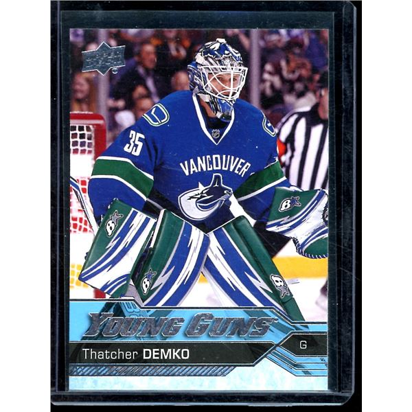 2016-17 Upper Deck #472 Thatcher Demko YG RC BV $50