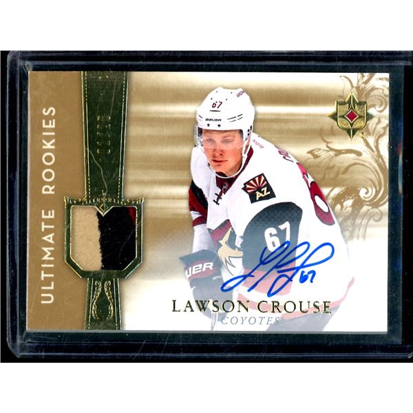 2016-17 Ultimate Collection '06-07 Retro Rookie Patch Autographs Lawson Crouse 1/25 BV $60