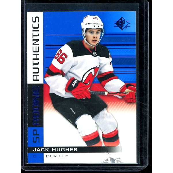 2019-20 SP Rookie Blue #140 Jack Hughes