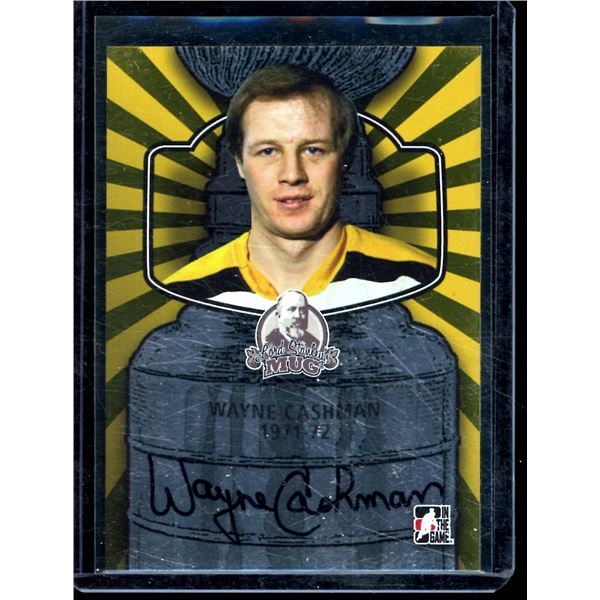 2013-14 ITG Lord Stanley's Mug Autographs #AWC2 Wayne Cashman