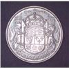 Image 1 : 1954 Canadian Silver 50 Cent Coin