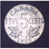 Image 1 : 1934 Canadian 5 Cent Coin